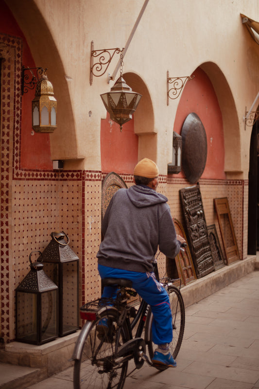 Local on bike